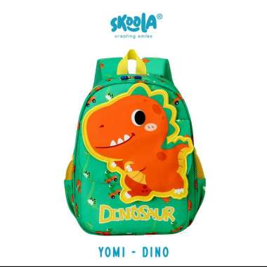 Skoola Tas Sekolah Anak PAUD TK Perempuan Laki - Laki Ransel Lucu Keren Unicorn Dino - Yomi YOMI DIN