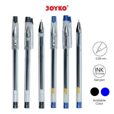 Gel Pen Pulpen Pena Joyko GP-266 iTech 2 0.28 mm Blue