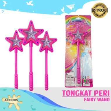 Acekids Mainan Anak Perempuan Tongkat Peri Magic Mand Lampu Murah Original - 0709 Tongkat Peri Binta