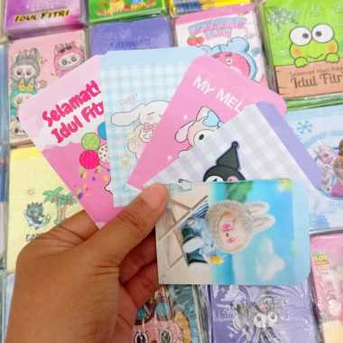 Amplop Lebaran Kecil 1 Pack Isi 10pcs Karakter Lucu BTS