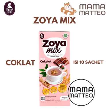 MamaBear Soya Mix box -- Mama Bear Zoya Mix Minuman Pelancar ASI Soyamix Zoyamix 200gr ASI booster C