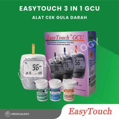 Easy Touch GCU 3 in 1 Alat Cek Gula Darah 3in1