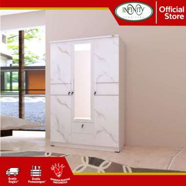 Lemari Pakaian 3 Pintu Cermin LPP 35
