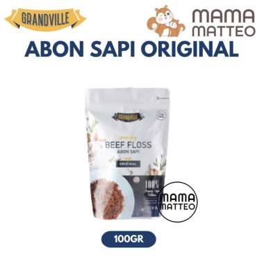 Grandville Beef Floss Abon Sapi Crunchy ORIGINAL gojek Bandung