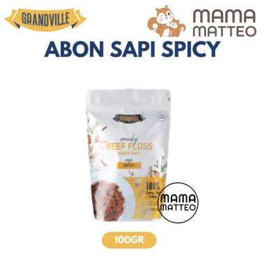 Grandville Beef Floss Abon Sapi Crunchy SPICY gojek Bandung