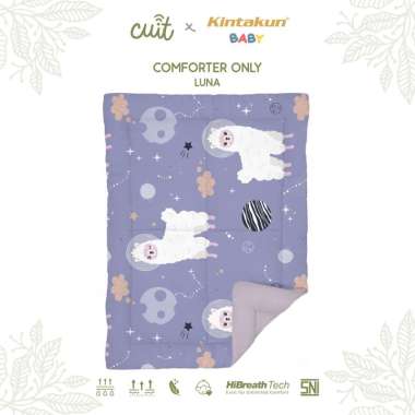 CUIT X Kintakun Baby Bedding Comforter Bedcover Only Gold Katun Anti Bakteri Luna