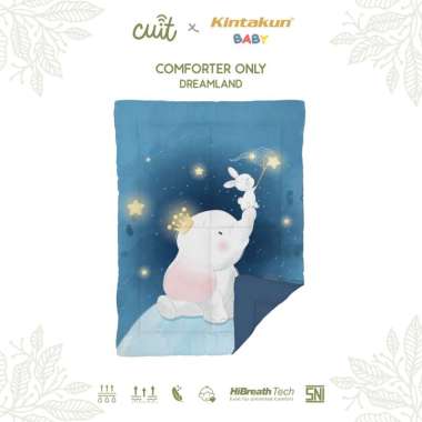 CUIT X Kintakun Baby Bedding Comforter Bedcover Only Gold Katun Anti Bakteri Dreamland