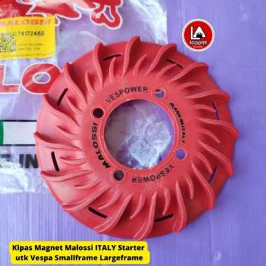 Kipas Magnet Malossi ITALY Starter utk Vespa Smallframe Largeframe