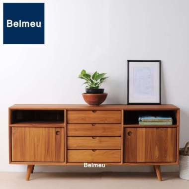 FULL KAYU JATI - Kirana Furniture Meja Makan / Meja Kerja - Calvin Buffet Jones