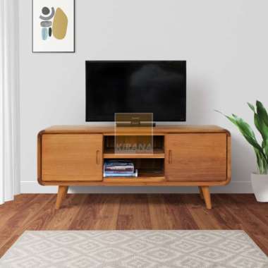 FULL KAYU JATI - Kirana Furniture Meja Makan / Meja Kerja - Calvin Buffet Peter