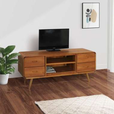 FULL KAYU JATI - Kirana Furniture Meja Makan / Meja Kerja - Calvin Buffet Ken