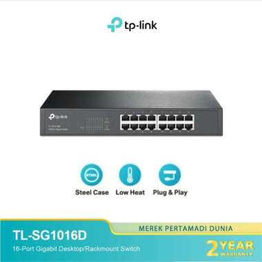 TP-LINK TL-SG1016D 16-PORT GIGABIT SWITCH