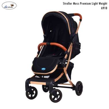 Labeille A910 Baby Stroller Moss Premium Light Weight Kereta Dorong Lipat Bayi Anak Black