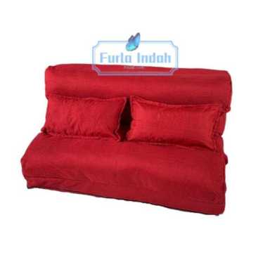 sofa bed lipat kursi lesehan sofa lesehan sofa tatami sofa lantai lazy sofa TYPE 120# Merah