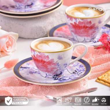 SANGO Set Cangkir Hailey (Isi 12) Set Cangkir Sky