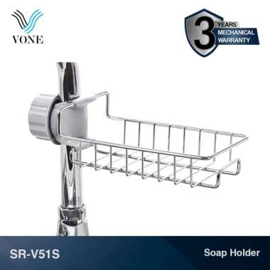 VONE Rak Gantungan Kran Stainless Tempat Spons Busa Cuci Piring SR-V51B