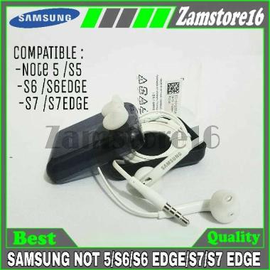 Headset handsfree samsung galaxy J4 J4plus J6 J6plus J8 with mic original bawaan Putih / White