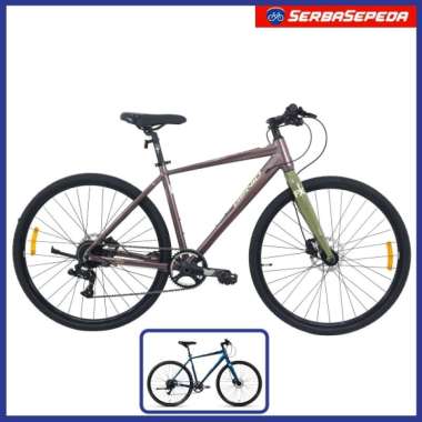Genio Sweep FX Sepeda Hybrid 700c Coklat Cream 47