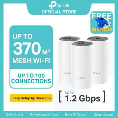 ORIGINAL Tplink Deco E4 (3pcs / pack) Whole Home Mesh Wifi System router white