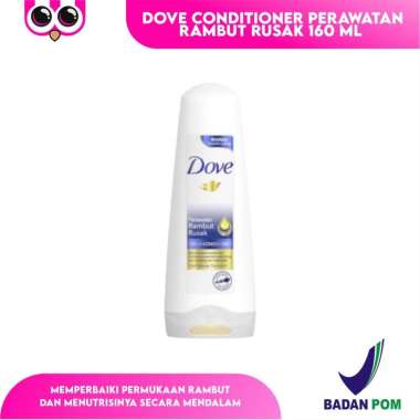 [ RUSAK 160 ML ] DOVE CONDITIONER PERAWATAN RAMBUT RUSAK 160 ML / SERUM KONDISIONER
