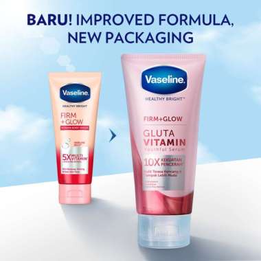 [ FIRM 180 ML ] VASELINE BRIGHT HEALTHY BODY SERUM FIRM + GLOW VITAMIN BODY SERUM 180 ML / LOTION SE