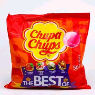 Chupa Chups Permen Lollipop - Netto 50 pcs x 10.5 gr
