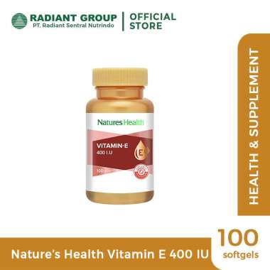 Natures Health Vitamin E 400IU - 100 Softgels