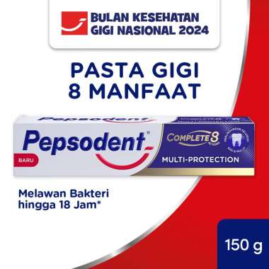 Promo Harga Pepsodent Pasta Gigi Complete 8 Actions Multi Protection 150 gr - Blibli