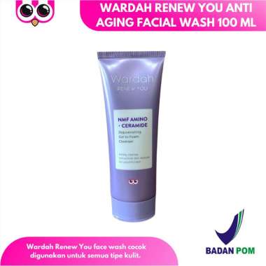WARDAH RENEW YOU ANTI AGING FACIAL WASH 100 ML / FACIAL WASH