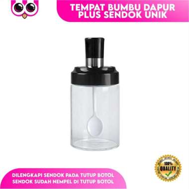 [ SENDOK ] TEMPAT BUMBU DAPUR PLUS SENDOK UNIK VIRAL KEDAP UDARA
