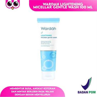 WARDAH LIGHTENING MICELLAR GENTLE WASH 100 ML / PEMBERSIH WAJAH / FACE WASH
