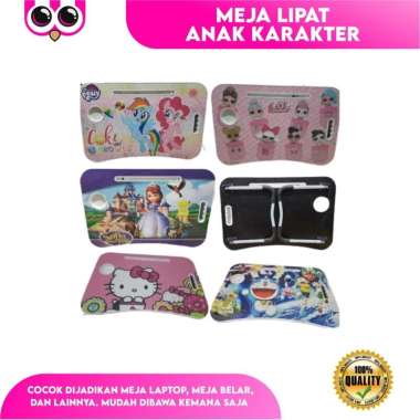 MEJA LIPAT ANAK KARAKTER/ MEJA BELAJAR KARAKTER/ MEJA LAPTOP