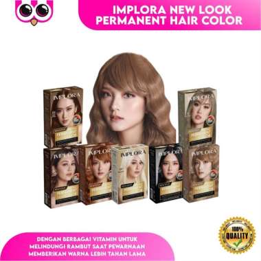 [ IMPLORA SEMIR RAMBUT ] IMPLORA NEW LOOK PERMANENT HAIR COLOR / IMPLORA CAT RAMBUT / PEWARNA RAMBUT