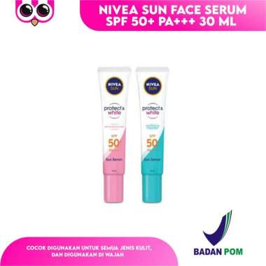[ Sun Serum ] Nivea Sun Face Serum Spf 50+ Pa+++ 30 Ml / Sunscreen