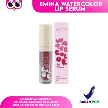 [ LIP SERUM ] EMINA WATERCOLOR LIP SERUM / PELEMBAB BIBIR / SERUM BIBIR NO 4