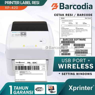 Barcodia Printer Barcode XPrinter XP420 USB ONLY HITAM