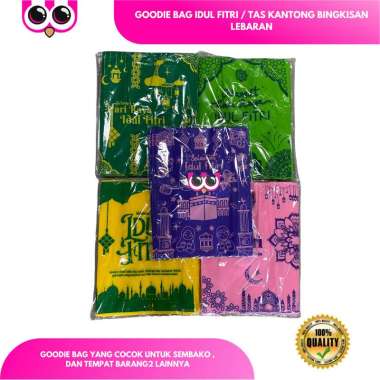 GOODIE BAG IDUL FITRI / TAS KANTONG BINGKISAN LEBARAN kecil 30x40