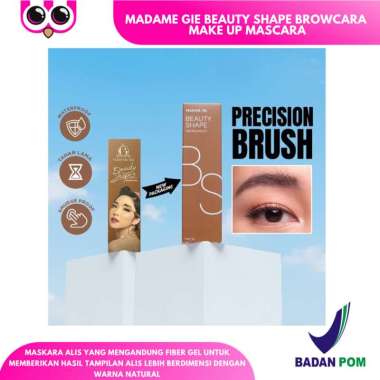 MADAME GIE BEAUTY SHAPE BROWCARA / MAKE UP MASCARA BROWCARA 02
