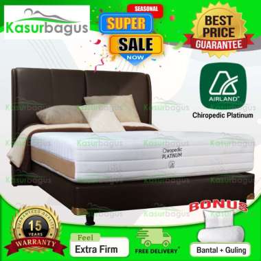 Airland Chiropedic Platinum - Full Set 160 180 200 180 x 200 White -