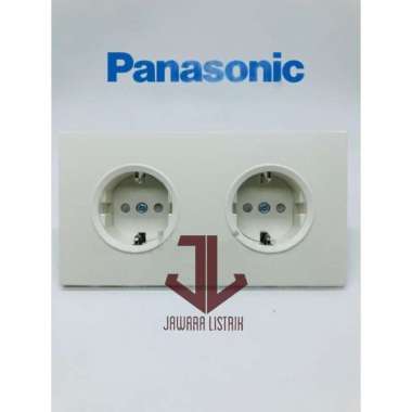 PANASONIC STOP KONTAK WESJP11222 CP 2 GANG 2 GENK