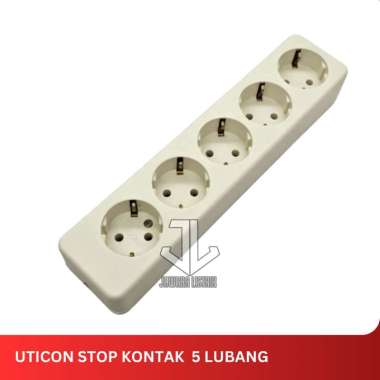 UTICON STOP KONTAK 5 LUBANG ST-158 COLOKAN TERMINAL LISTRIK