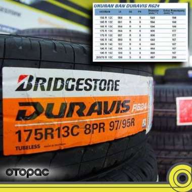 Ban mobil 175 R13 Bridgestone Duravis R624