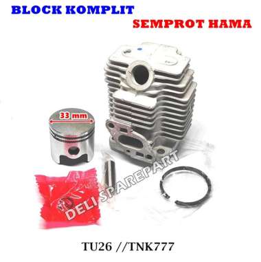 Cylinder Block Blok Komplit Mesin Semprot Hama Tu26 Tnk777 767 Putih