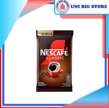 NESCAFE Classic Robusta 50 gr 100% Kopi Murni Instan Coffee