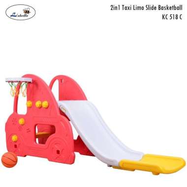 Labeille KC 518 C 3in1 Taxi Limo Perosotan Mandi Bola Ring Bola Basket Red