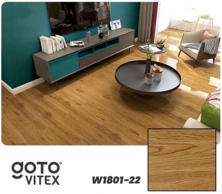 Goto Vitex Floor Vinyl Sticker Lantai Wallpaper Stiker Motif Kayu W1801-22