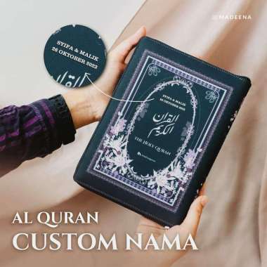 Madinaquran - Al Quran Custom Nama (Bisa Tulis Nama di Cover) Mushaf Al Quran Terjemahan Zhafira Sig