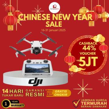 BKP DJI Mini 3 RC Remote Drone GARANSI RESMI RC (Dengan Layar)