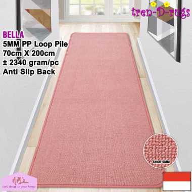 Tren-D-rugs Karpet polos alas lantai ruang tamu tidur permadani bulu minimalis anti slip murah 70 cm