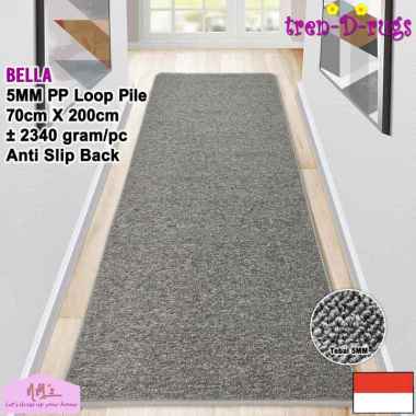 Tren-D-rugs Karpet polos alas lantai ruang tamu tidur permadani bulu minimalis anti slip murah 70 cm
